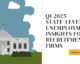 Q1 2025 state-level unemployment insights for recruitment firms