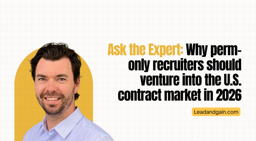 Why perm-only recruiters should venture into the US contract market in 2026 